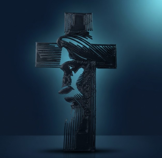 Cruz con Rostro de Jesús