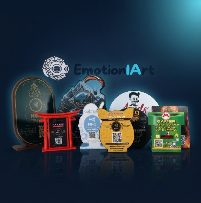Soportes de Proximidad NFC personalizados con la marca de tu negocio