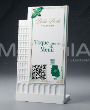 Soporte con forma de edificio para Bella Pasta