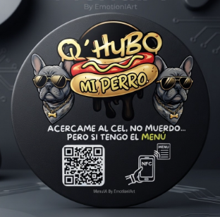 Soporte circular para Q'hubo mi Perro