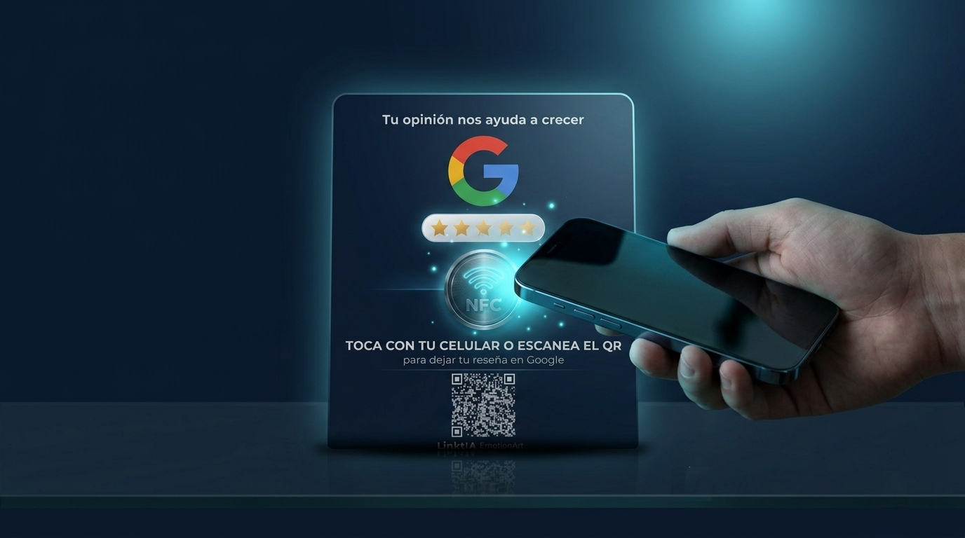Soportes NFC de proximidad para reseñas de Google: la forma más rápida de conseguir que tus clientes te califiquen