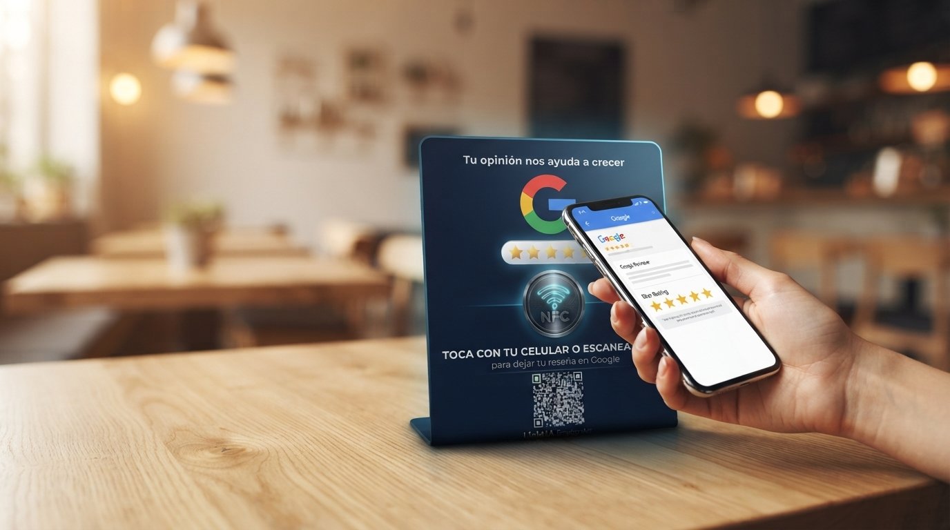 Cómo obtener el link de reseñas de Google para tu tarjeta o soporte NFC (paso a paso)