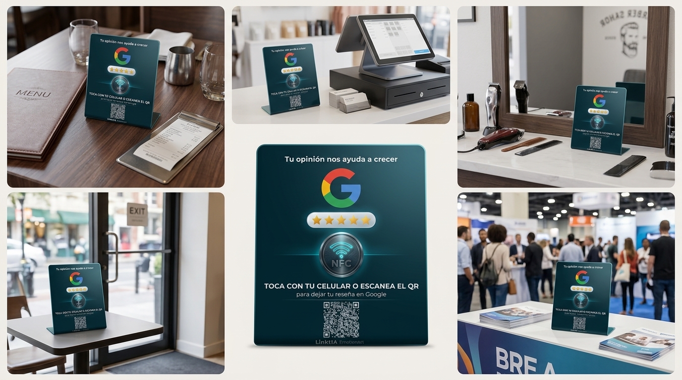 5 lugares donde poner tu soporte NFC de reseñas para maximizar resultados