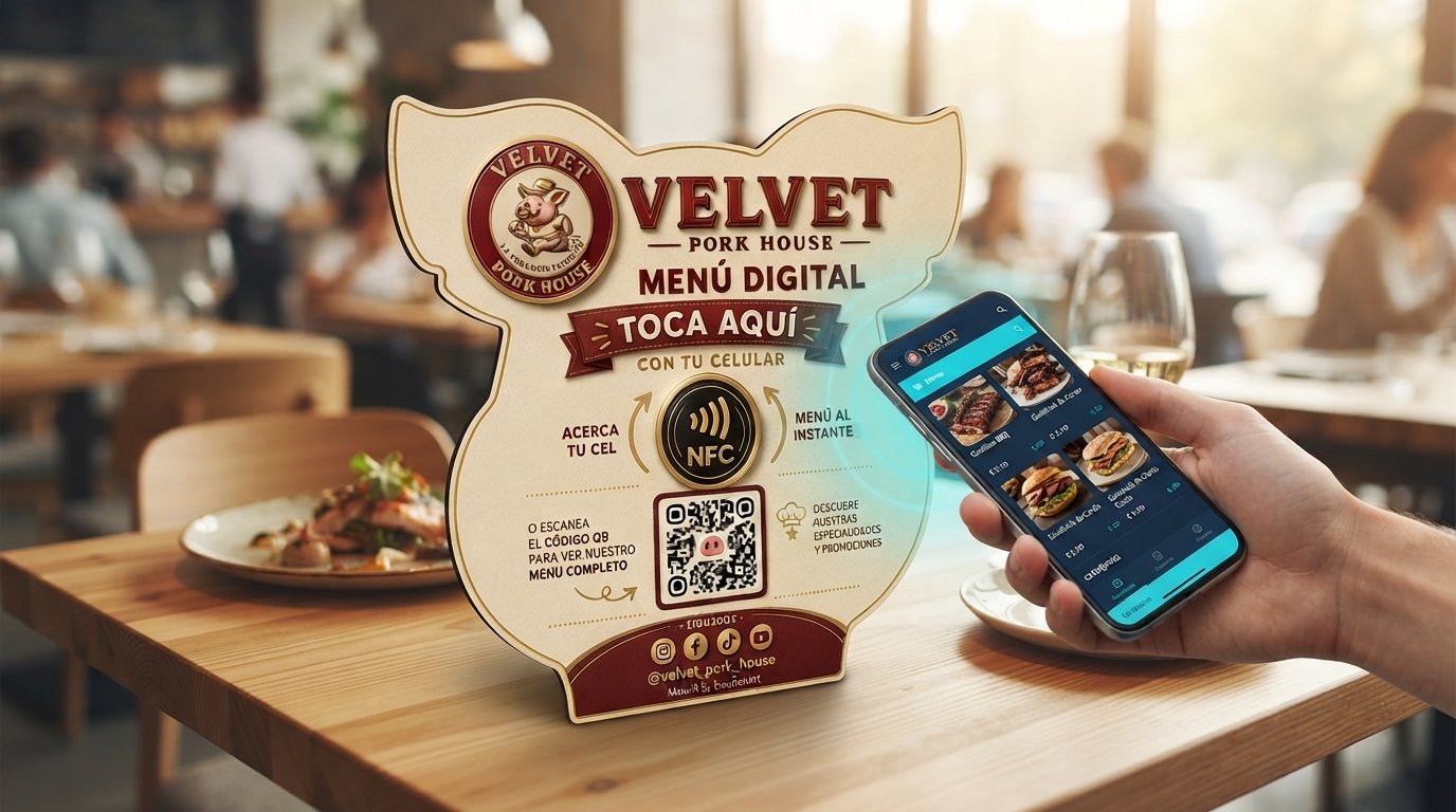 Menús digitales con soportes NFC: la inversión que está transformando restaurantes