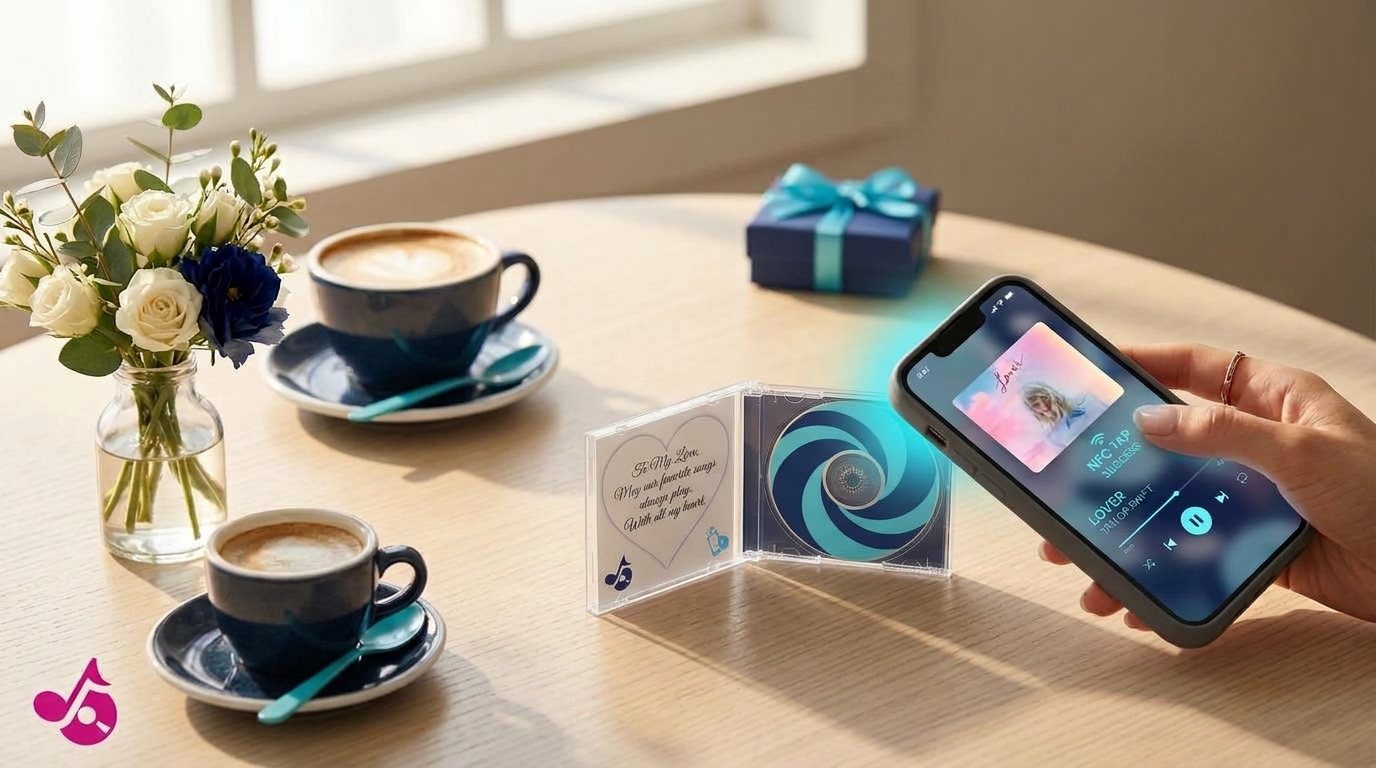 Un regalo que suena: el mini CD con NFC con la canción de ustedes